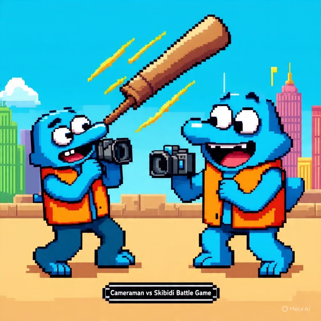Cameraman vs Skibidi Battle Game